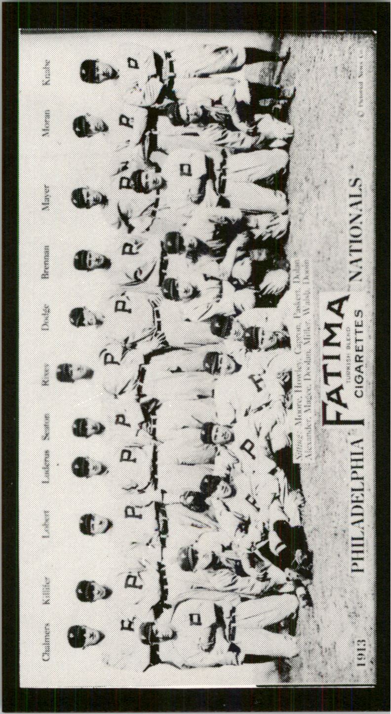 1913 Fatima Teams T200 '88 Reprints #14 Philadelphia Nationals