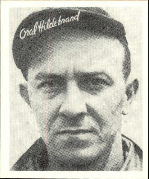 1936 Goudey Black and White '88 Reprints #19 Oral Hildebrand