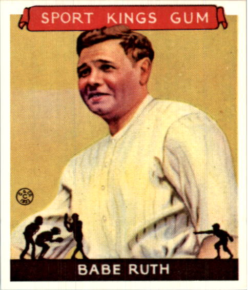 1933 Sport Kings Reprints #2 Babe Ruth BB