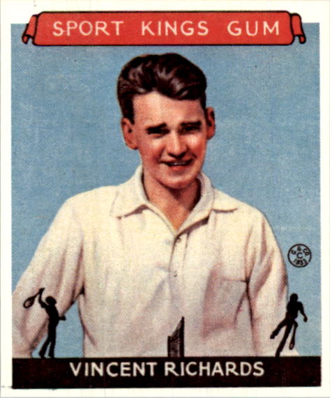 1933 Sport Kings Reprints #23 Vincent Richards Tennis
