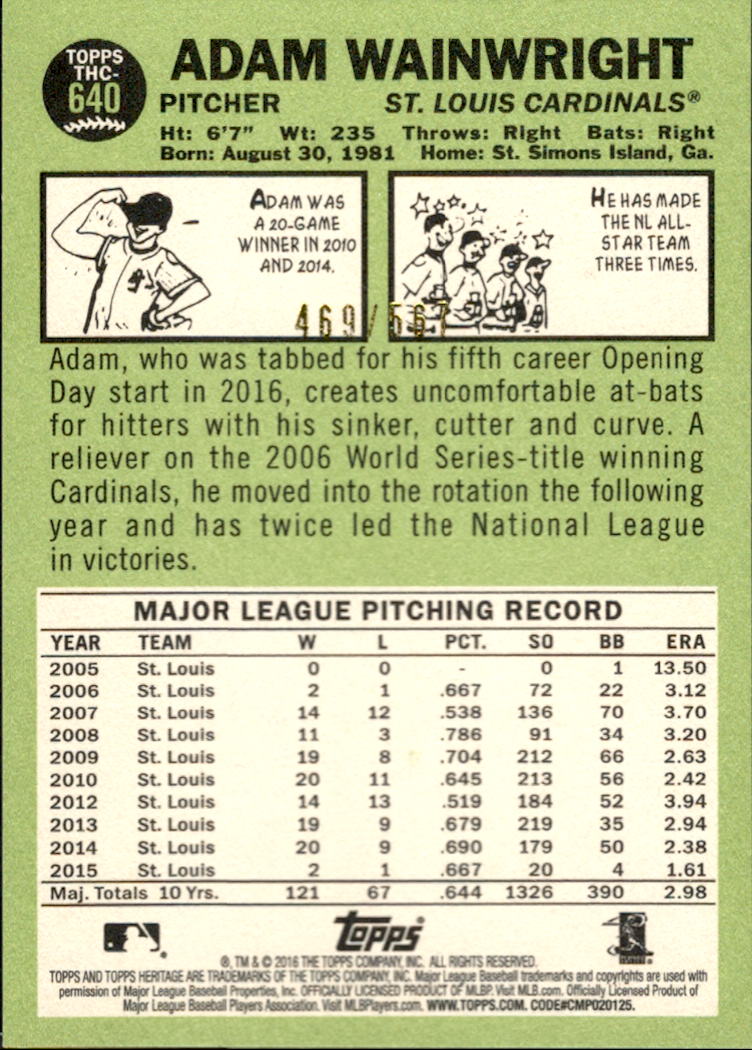 2016 Topps Heritage Baseball Card Pick (Inserts)