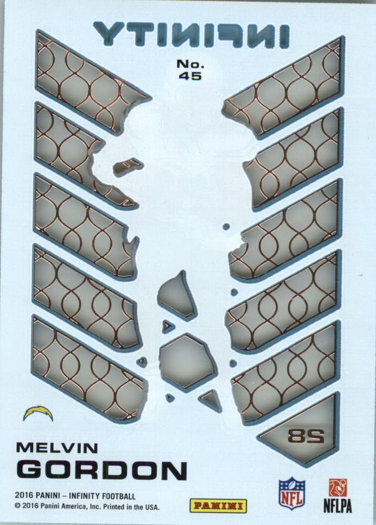 2016 Panini Infinity Common #45 Melvin Gordon back image