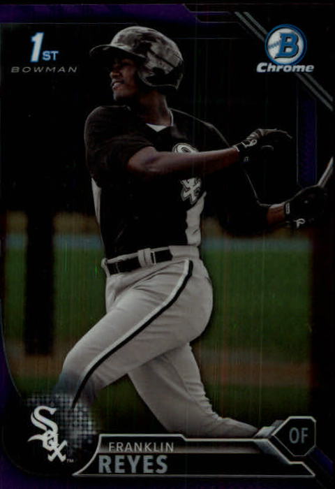 2016 Bowman Chrome Prospects Purple Refractors #BCP208 Franklin Reyes