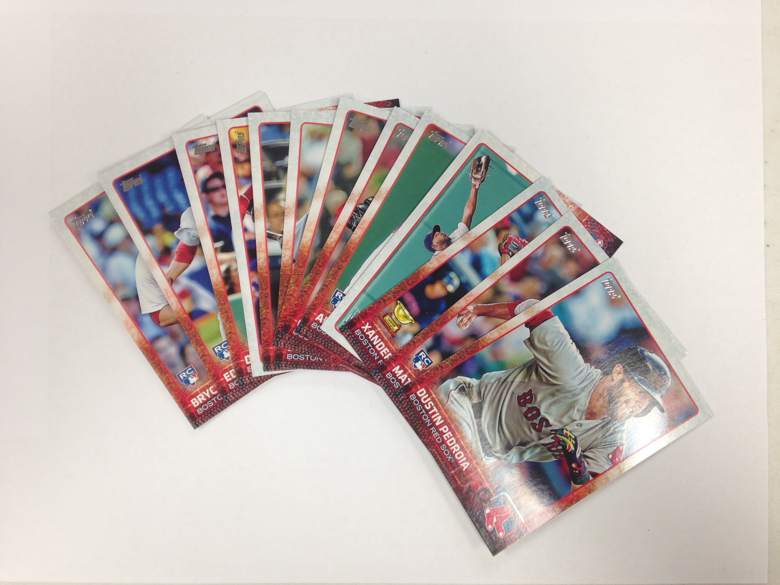2015 Topps Series 1 Boston Red Sox Team Set (13 cards, No Variations) 