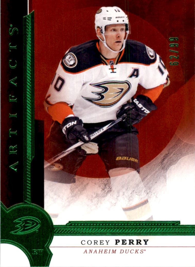 2016-17 Artifacts Emerald #106 Corey Perry S
