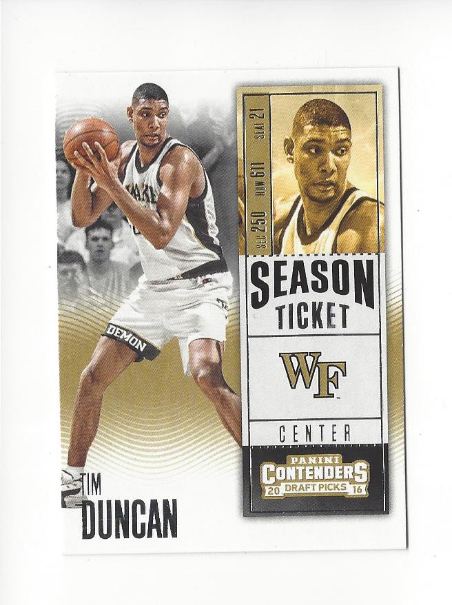 Tim Duncan cards (1998-2016) Spurs - You Choose - Bild 292 von 294