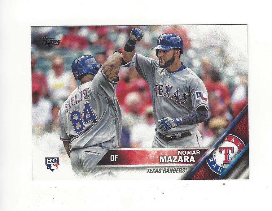 2016 Topps Update #US158A Nomar Mazara RC