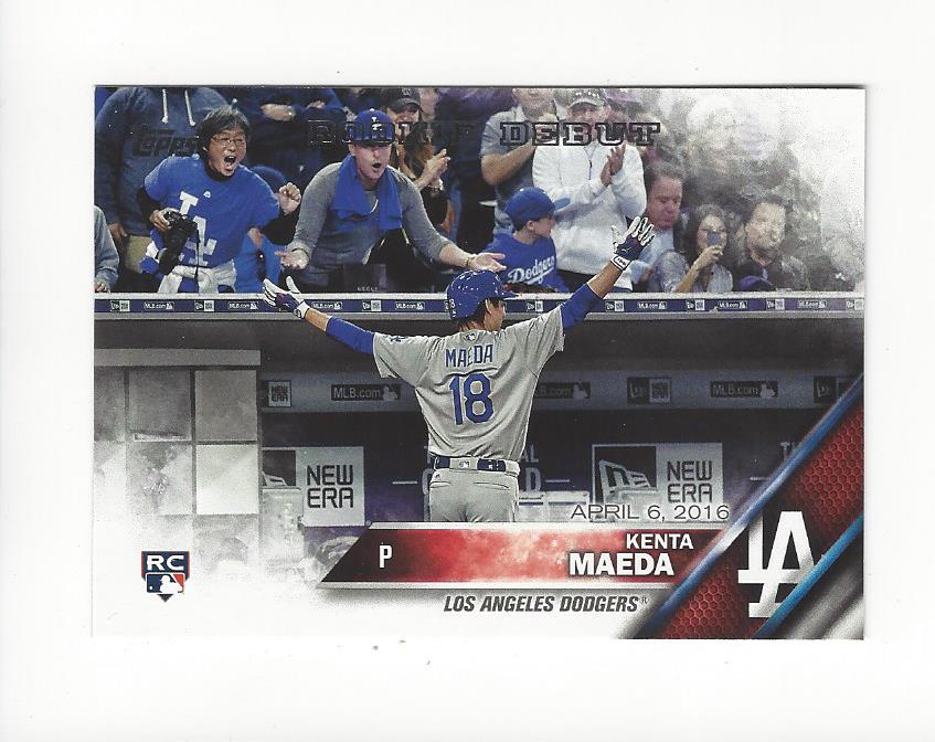 2016 Topps Update #US285 Kenta Maeda RD