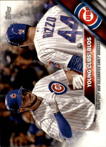2016 Topps Mini #453 Anthony Rizzo/Kris Bryant/Young Cubs Buds