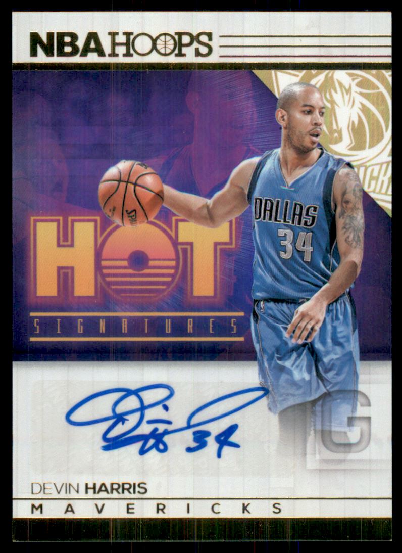 2016-17 Hoops Hot Signatures #22 Devin Harris