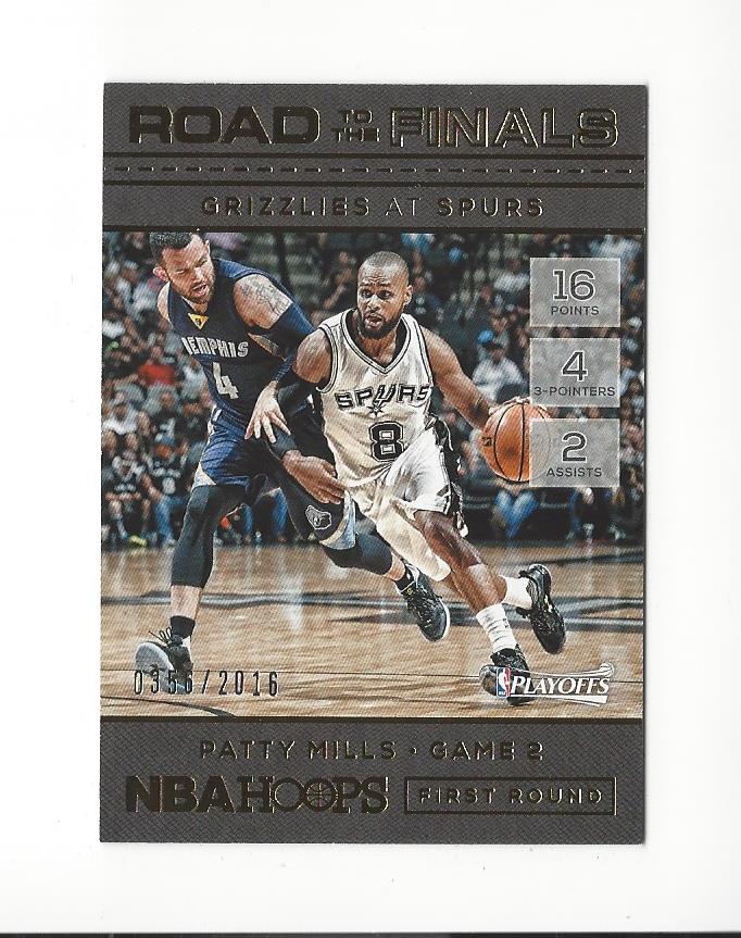 2016-17 Hoops Road to the Finals #42 Patty Mills R1
