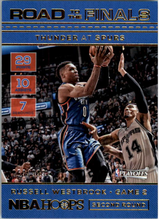 2016-17 Hoops Road to the Finals #62 Russell Westbrook R2