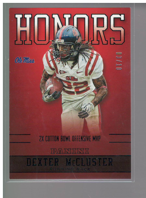 A4418- 2016 Panini Ole Miss College 1-44 +Inserts -You Pick- 15+ FREE US SHIP - Picture 23 of 27