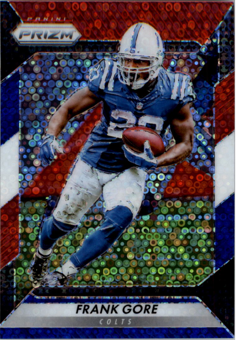 2016 Panini Prizm Prizms Red White and Blue #142 Frank Gore