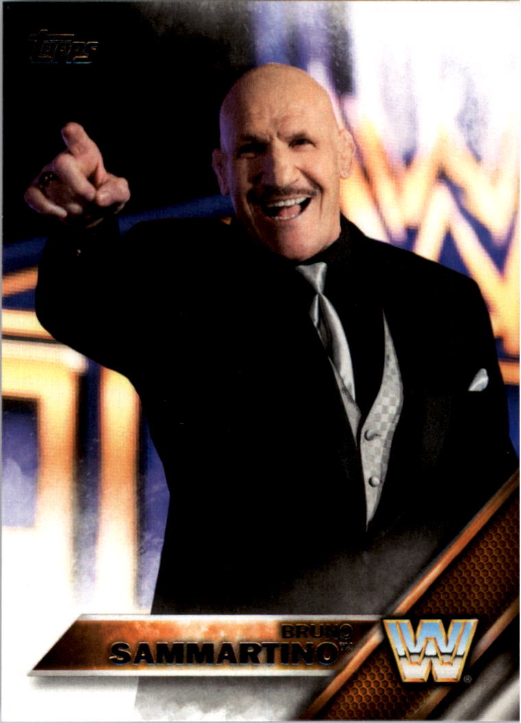 2016 Topps WWE Then Now Forever #158 Bruno Sammartino L