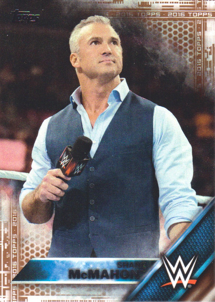 2016 Topps WWE Then Now Forever Bronze #143 Shane McMahon