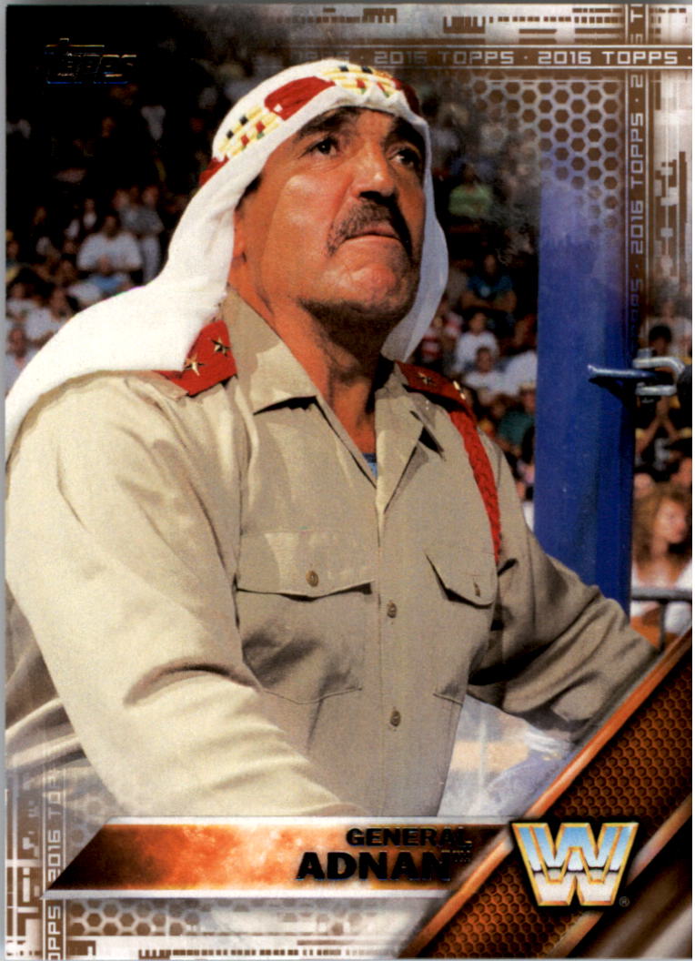 General Adnan #168 WWE Then Now Forever 2016 Topps Trading Card 