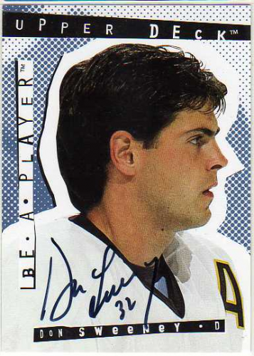 1994-95 Be A Player Autographs #60 Don Sweeney