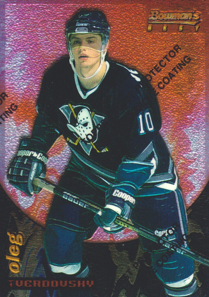 1994-95 Topps Finest Bowman's Best #R2 Oleg Tverdovsky Anaheim Ducks | eBay