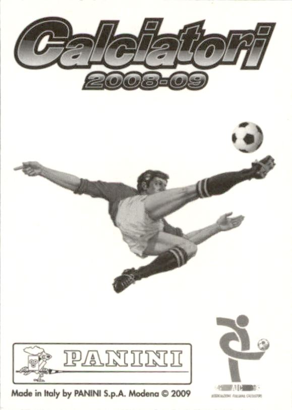 2008-09 Panini Calciatori Stickers Aggiornamento #A27 Gennaro Sardo