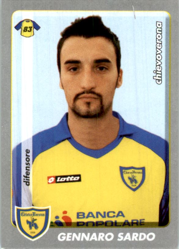2008-09 Panini Calciatori Stickers Aggiornamento #A27 Gennaro Sardo
