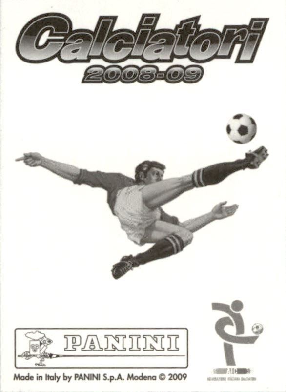 2008-09 Panini Calciatori Stickers Aggiornamento #A114 Nicola Ventola