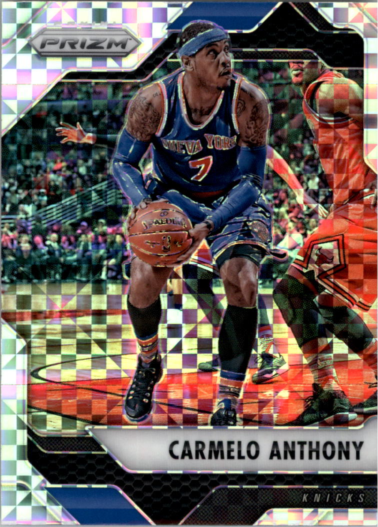 2016-17 Panini Prizm Prizms Starburst #121 Carmelo Anthony