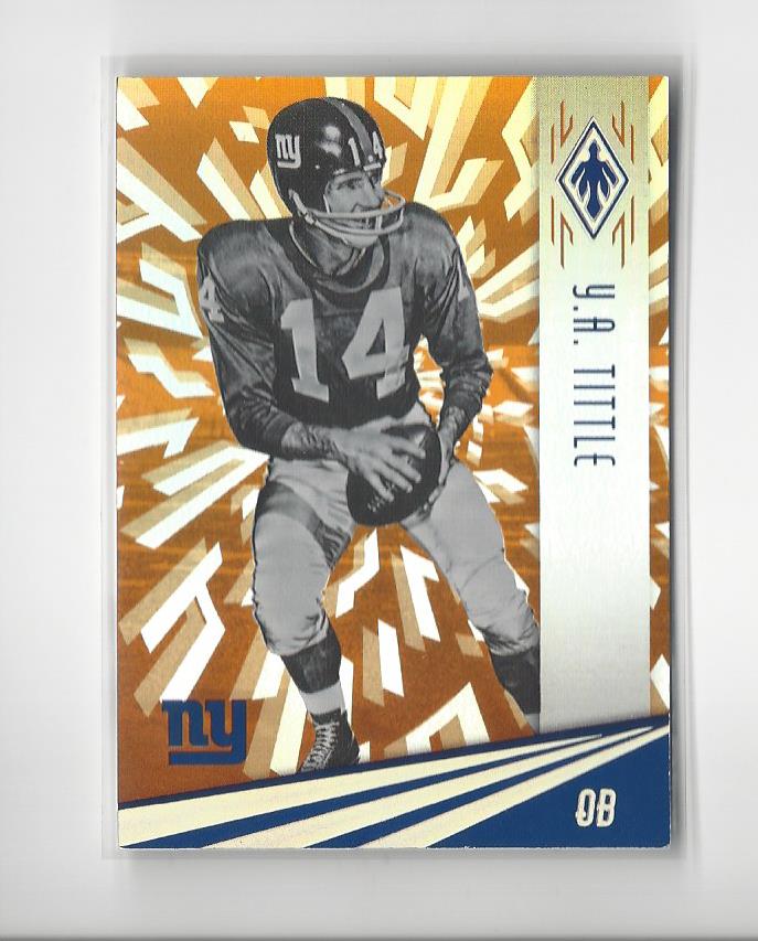 2016 Panini Phoenix Orange #140 Y.A. Tittle