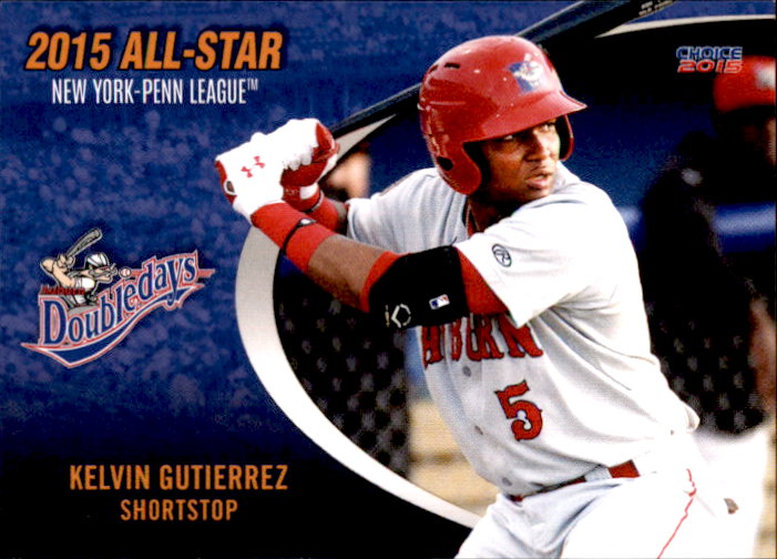 2015 New York-Penn League All-Stars Choice #29 Kelvin Gutierrez