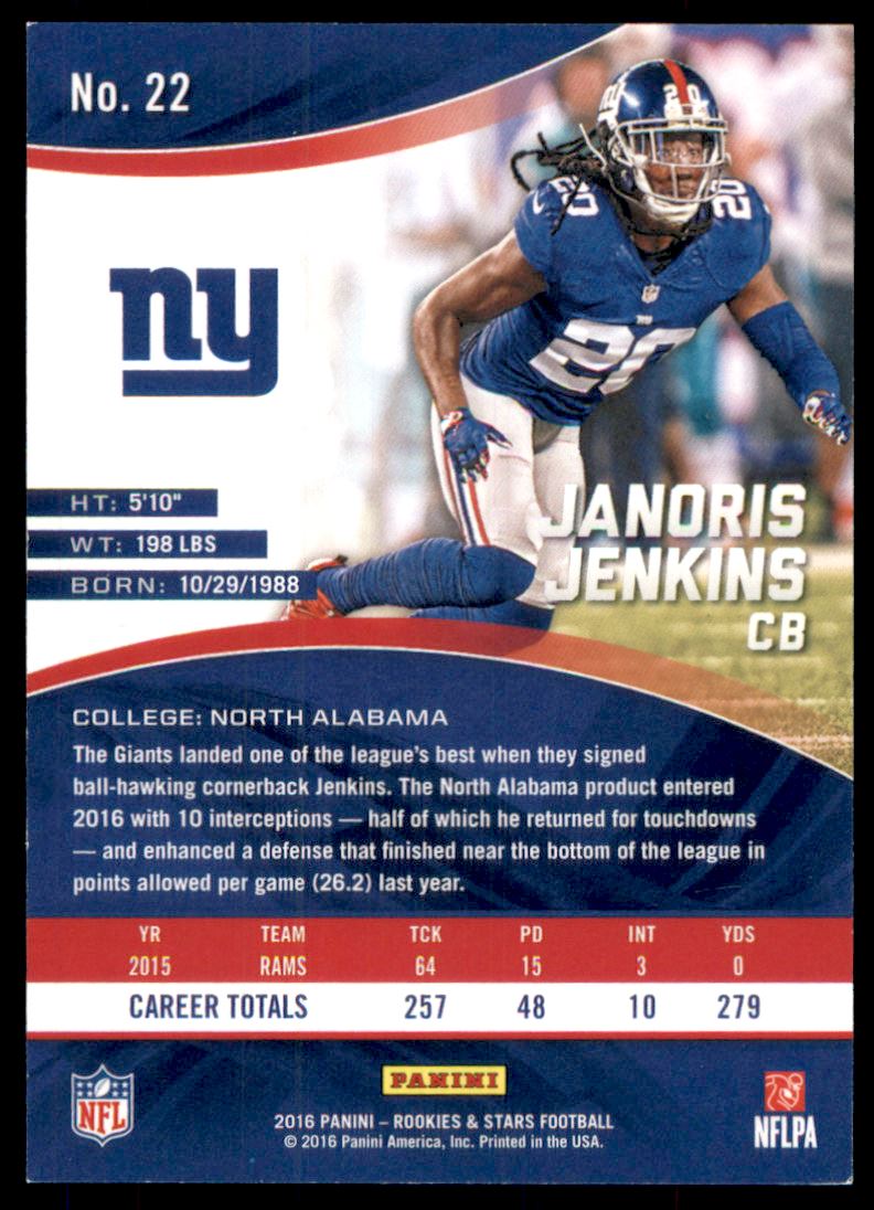 最安値に挑戦 トレーディングカード Janoris Jenkins Giants Purple Sp 16 Panini Rookies Stars New York Ny Ssp 正規販売代理店 Todomundo Org