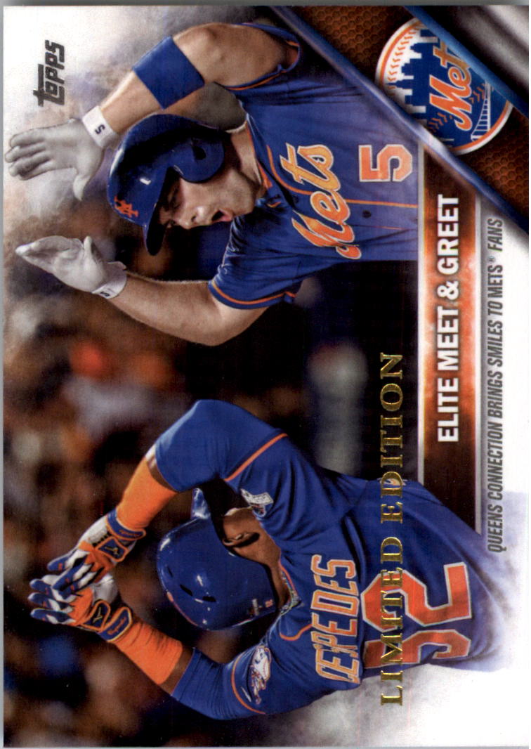 2016 Topps Limited #643 Yoenis Cespedes/David Wright/Elite Meet and Greet