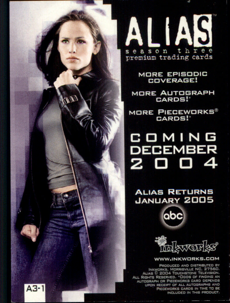 Tarjetas "Insertar y Promo" Alias Temporada Tres (2004 Inkworks) - Imagen 15 de 17