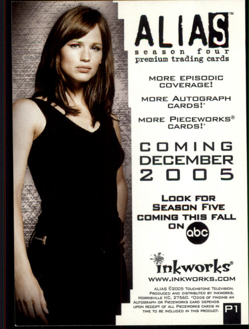 Alias Season Four (2006 Inkworks) "Insert and Promo" Cards - Picture 15 of 17
