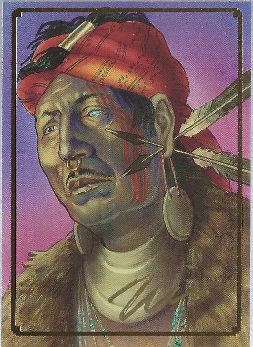 1995 Bon Air Native Americans An Epic Struggle of Blood and Courage Promos #P3 Great Indian Leaders: The Shawnee Prophet