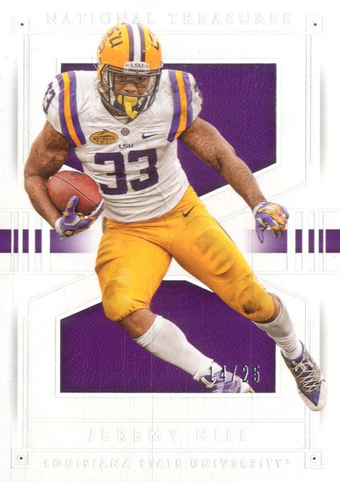 2016 Panini National Treasures Collegiate Silver #53 Jeremy Hill