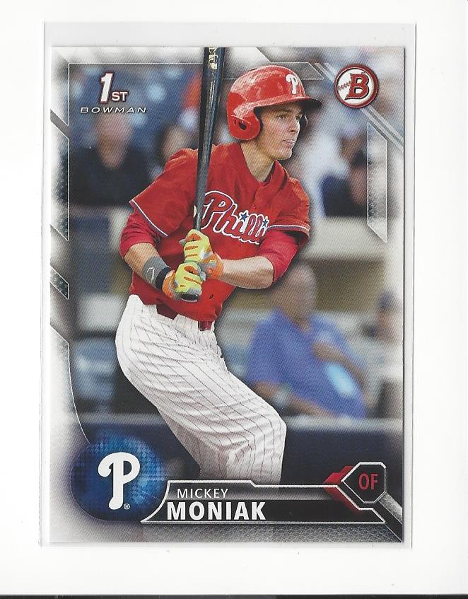 2016 Bowman Draft #BD1 Mickey Moniak