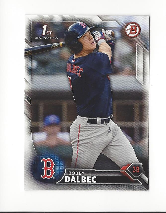 2016 Bowman Draft #BD99 Bobby Dalbec