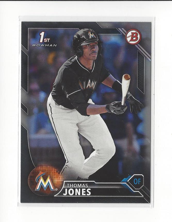 2016 Bowman Draft Silver #BD2 Thomas Jones
