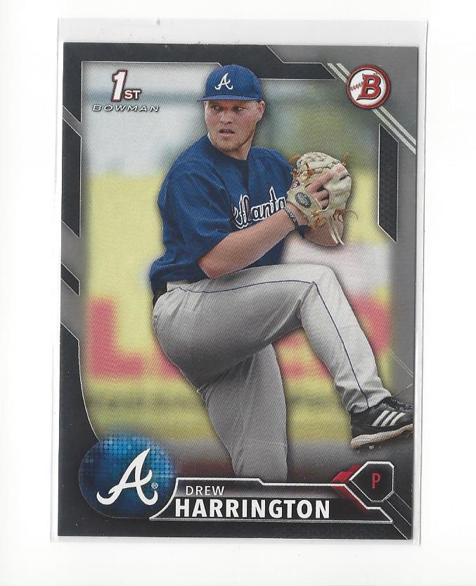 2016 Bowman Draft Silver #BD37 Drew Harrington