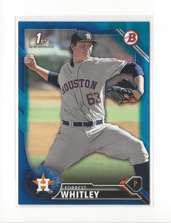 2016 Bowman Draft Blue #BD55 Forrest Whitley