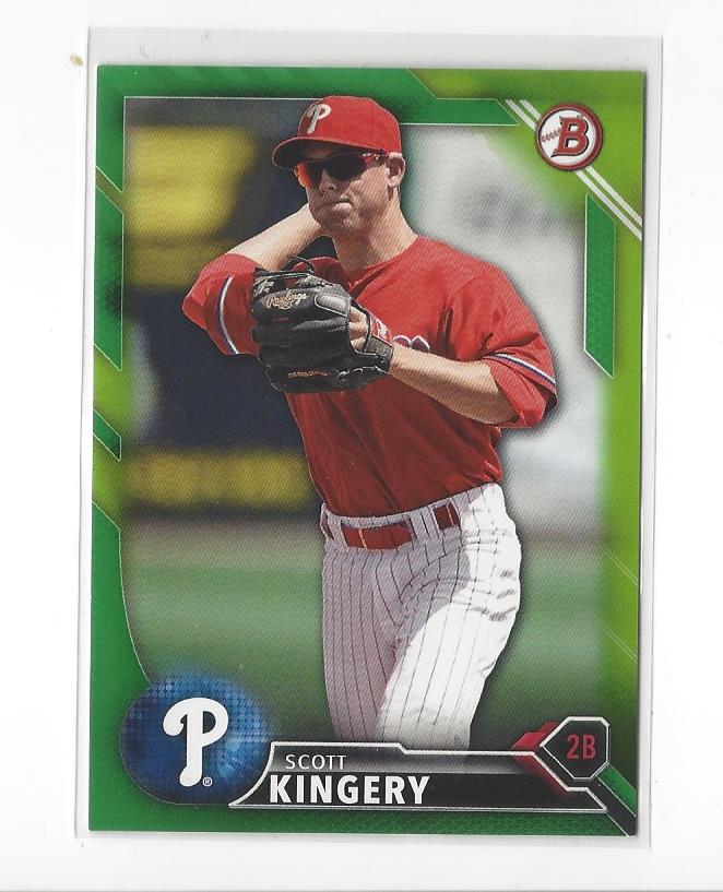 2016 Bowman Draft Green #BD128 Scott Kingery