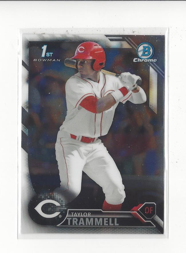 2016 Bowman Chrome Draft #BDC13 Taylor Trammell