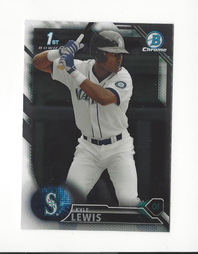 2016 Bowman Chrome Draft #BDC60 Kyle Lewis