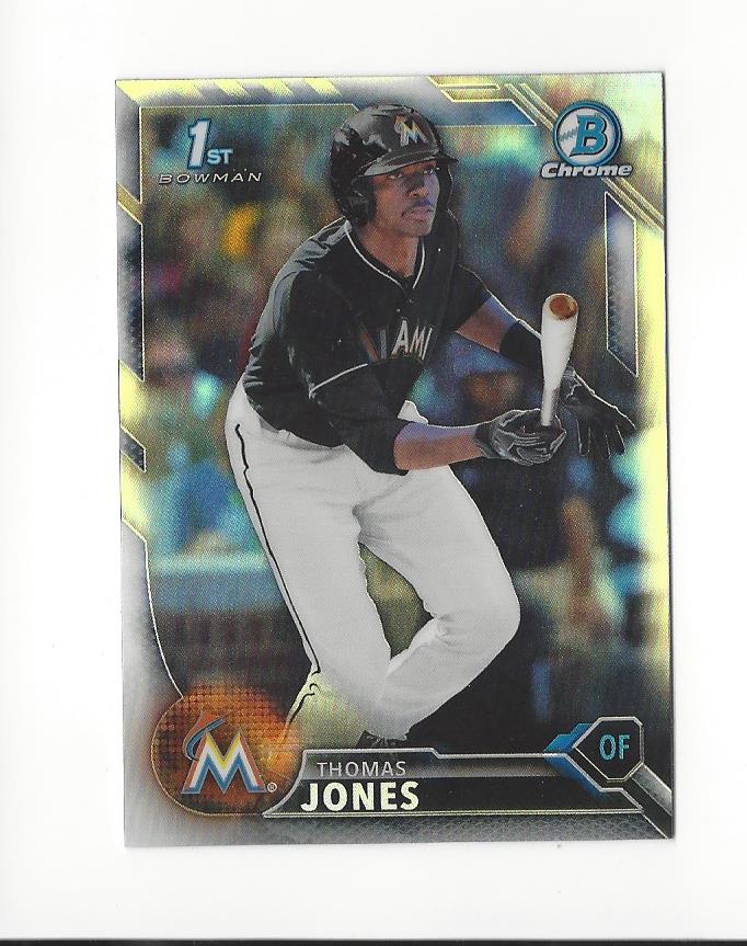 2016 Bowman Chrome Draft Refractors #BDC2 Thomas Jones