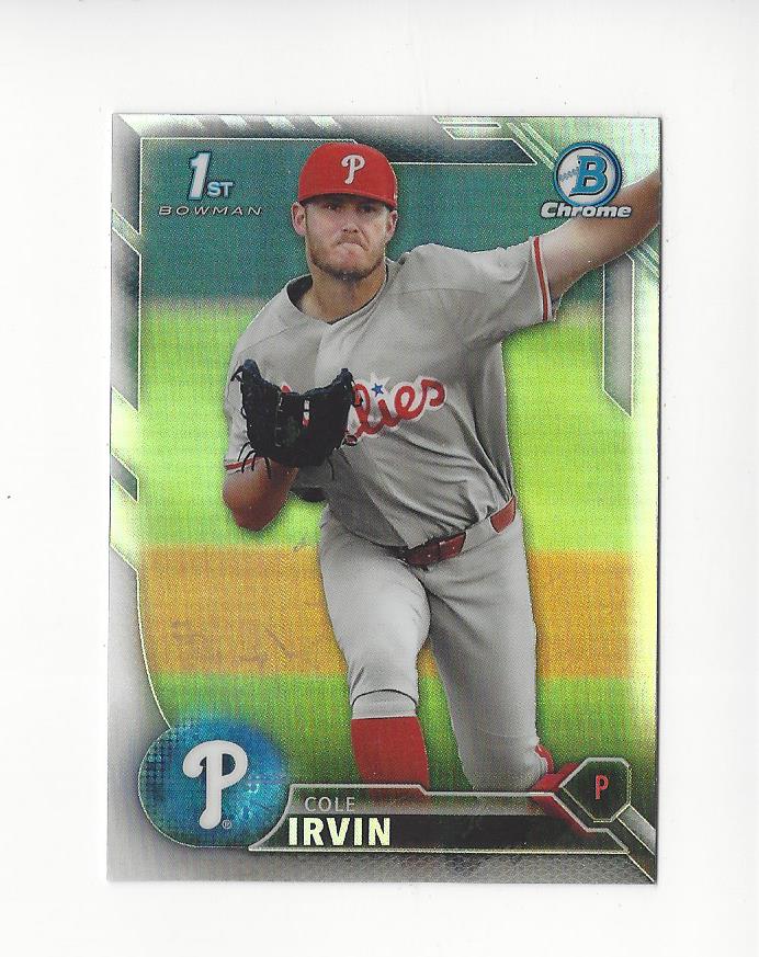 2016 Bowman Chrome Draft Refractors #BDC4 Cole Irvin