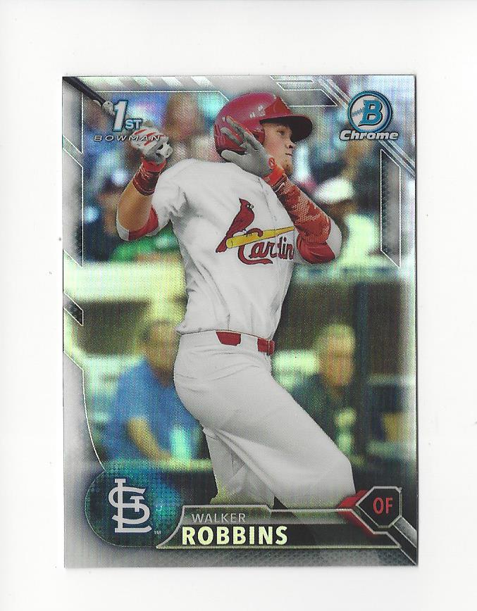 2016 Bowman Chrome Draft Refractors #BDC7 Walker Robbins