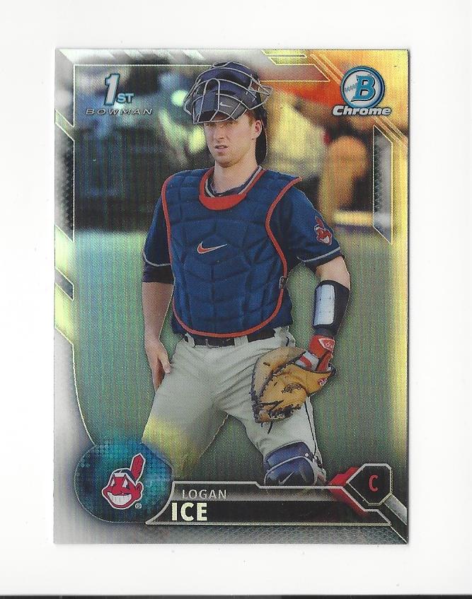 2016 Bowman Chrome Draft Refractors #BDC9 Logan Ice