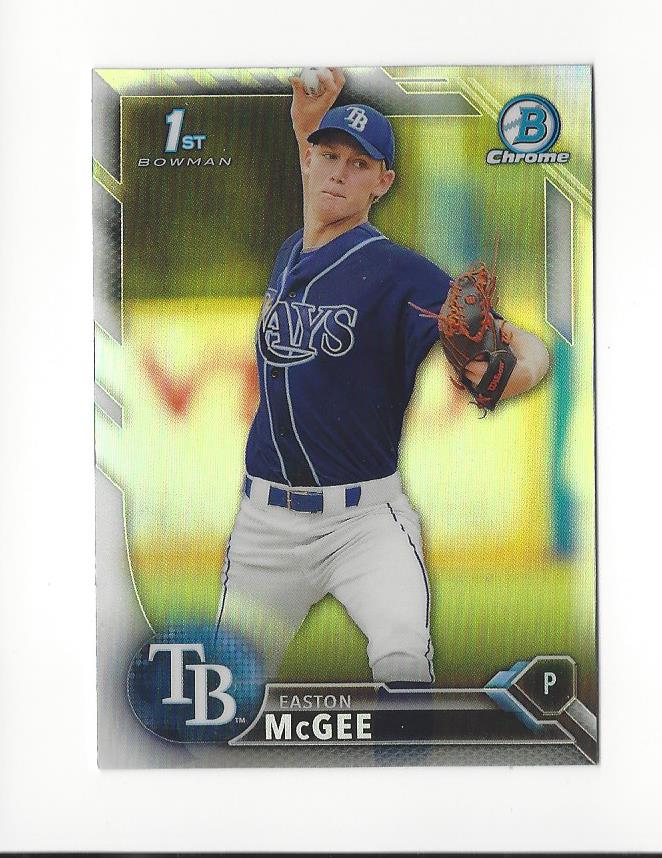 2016 Bowman Chrome Draft Refractors #BDC28 Easton McGee