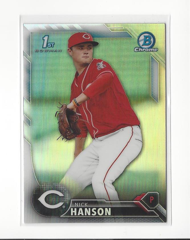 2016 Bowman Chrome Draft Refractors #BDC54 Nick Hanson