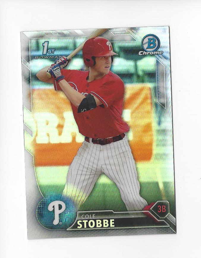 2016 Bowman Chrome Draft Refractors #BDC62 Cole Stobbe
